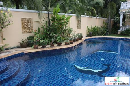 Three Bedroom Kamala House with a Communal Freeform Swimming Pool for Long Term Rent