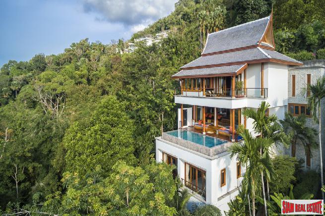 Baan Thai Surin Hill | One of a Kind Luxurious Ocean View Villa Overlooking World Famous Surin Beach-0