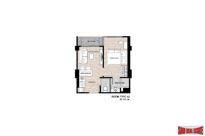 Ready to Move in Resort Style Low-Rise Condo next to Canal at Sukhumvit 50, BTS Onnut - 1 Bed Units - Up to 33% Discount and Full Furnished!-28