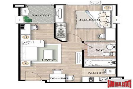 The Address 42 | New Impressive One Bedroom Condo for Sale at Ekkamai, 250m to BTS