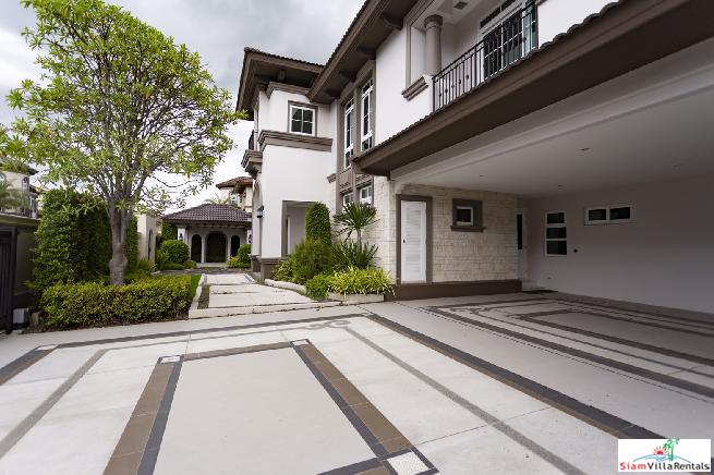 Nantawan Bangna| New Two Storey Four Bedroom House Situated on a Corner Lot in Bangna-1