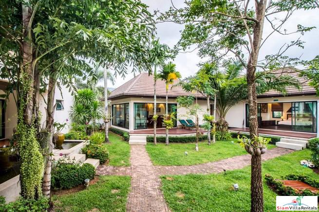 Beautiful Thai-Balinese Five Bedrooms Pool Villa for Rent in Kamala-12