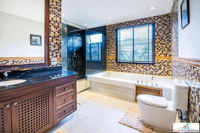 Beautiful Thai-Balinese Five Bedrooms Pool Villa for Rent in Kamala