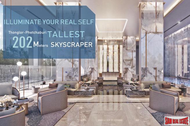 New 55 Storey Project with Ultra Modern Amenities in Phetchaburi - One Bedroom Studio - Thai Freehold Only-9