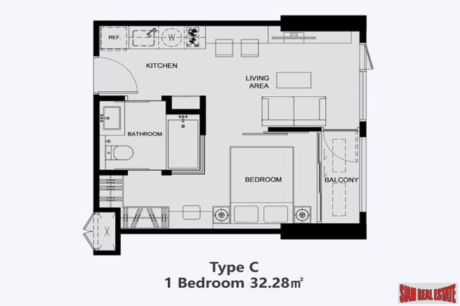 New 55 Storey Project with Ultra Modern Amenities in Phetchaburi - One Bedroom Studio - Thai Freehold Only-14