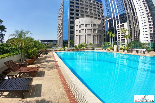 Baan Somthavil | Extra Large Three Bedroom for Rent with Views of Lumpini Park and Royal Bangkok Sport Club in Ratchadamri-4