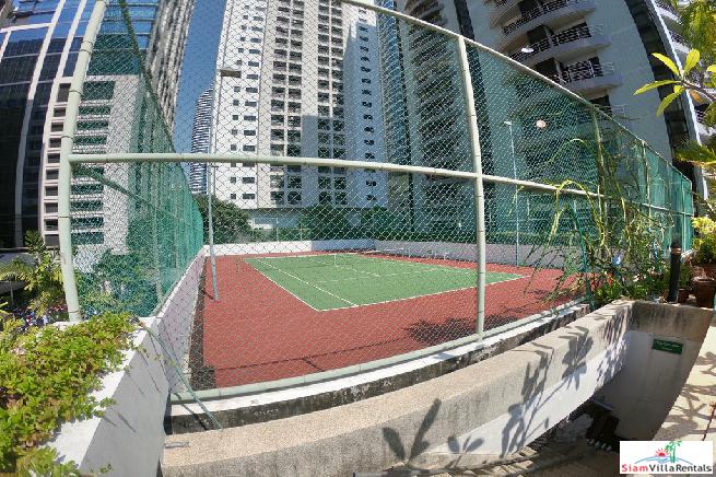 Baan Somthavil | Extra Large Three Bedroom for Rent with Views of Lumpini Park and Royal Bangkok Sport Club in Ratchadamri-5