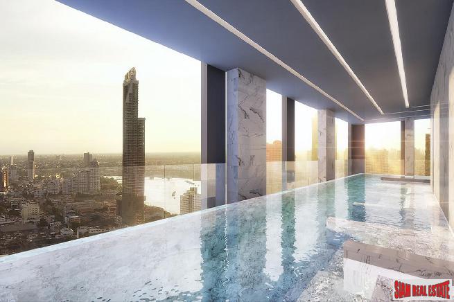 Nearing Completion is this Low Density Luxury Condos suited for Living and Investment at Charoenkrung Road, Sathorn - 1 Bed Units - Discount and 6% Rental Guarantee for 2 Years!-1