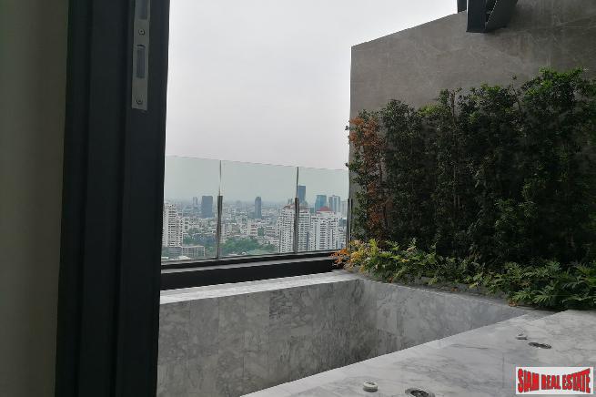 Penthouse with Private Jacuzzi Pool at Newly Completed Luxury Condos at Trendy area of Thong Lor, next to BTS-13