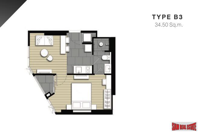 Huge Investment Potential | Luxury Development in Growing Saphan Khwai - One Bedrooms-9