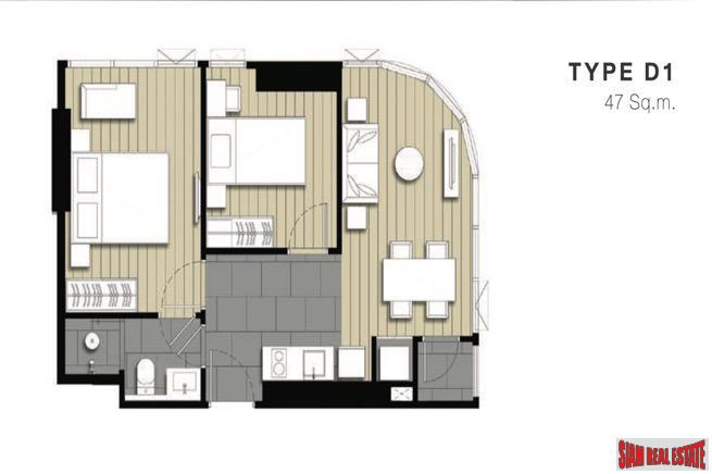 Huge Investment Potential | Luxury Development in Growing Saphan Khwai - Two Bedrooms-9