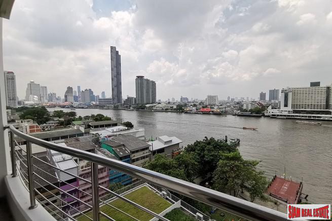 Supalai River Place Condominium | Two Bedroom Corner Unit with Amazing City and Chao Phraya River Views at Krung Thonburi-0