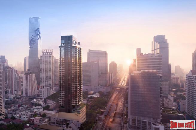 New Super Luxury Condominium in Prime Sathorn Location - Two Bedroom