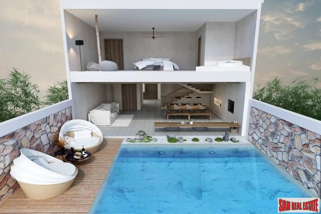 Modern Two Storey Two Bedroom Development with Private Swimming Pools in Nai Harn