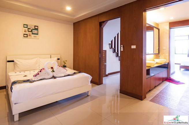 The Royal Bay View Villas | Two Bedroom Family Penthouse Duplex for Rent with Panoramic Patong Bay Sea Views-12