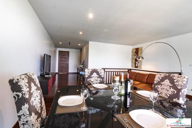 The Royal Bay View Villas | Two Bedroom Family Penthouse Duplex for Rent with Panoramic Patong Bay Sea Views-4