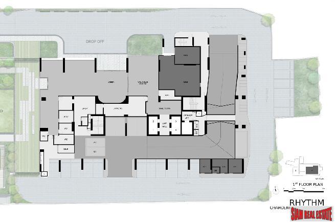 New Riverside High-Rise Condo in Construction in a Community by Leading Thai Developer - 2 Bed Units - Up to 6% Discount!-3
