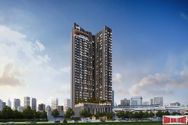 New High-Rise Condo in Construction by Leading Thai and Japanese Developers at Sukhumvit-Rama 4, Phra Khanong - Studio Units