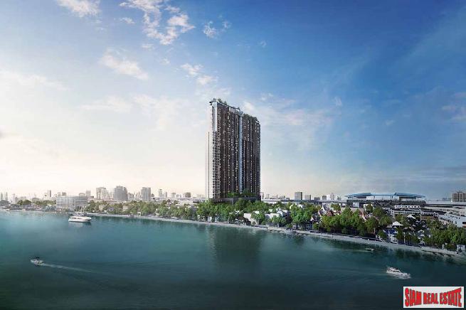 Nearing Completion is this High-Rise Riverside Smart Condo by Leading Thai Developer at Bang Phlat - 1 Bed Units-0