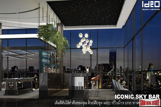 Nearing Completion is this High-Rise Riverside Smart Condo by Leading Thai Developer at Bang Phlat - 1 Bed Units-5