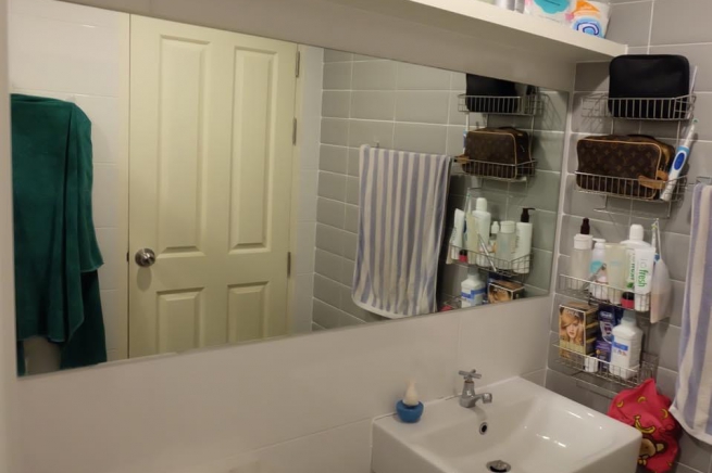 Aspire Rama 9 | Brightly Furnished One Bed Condo on 20th Floor with Closed Kitchen in Excellent Location of Rama 9-17