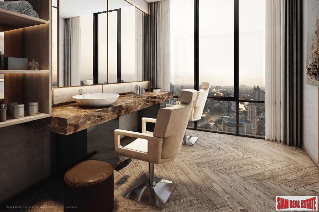 New Luxury High-Rise Newly Completed Next to BTS at Ratchayothin, Chatuchak - 2 Bed Corner Units-7