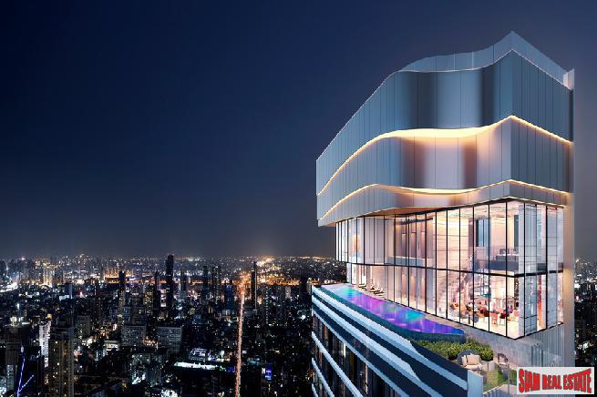 New Luxury High-Rise Condo in Construction at Ekkamai Road, Sukhumvit 63 - 1 Bed Loft Units-1