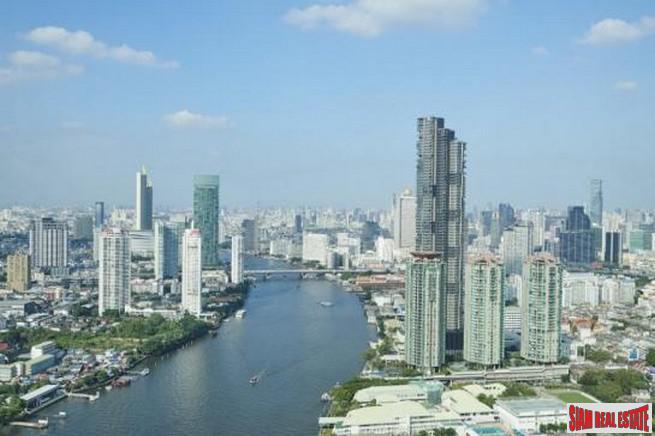Menam Residence | Fantastic River & City Views from this 48th Floor Three Bedroom Condo for Sale