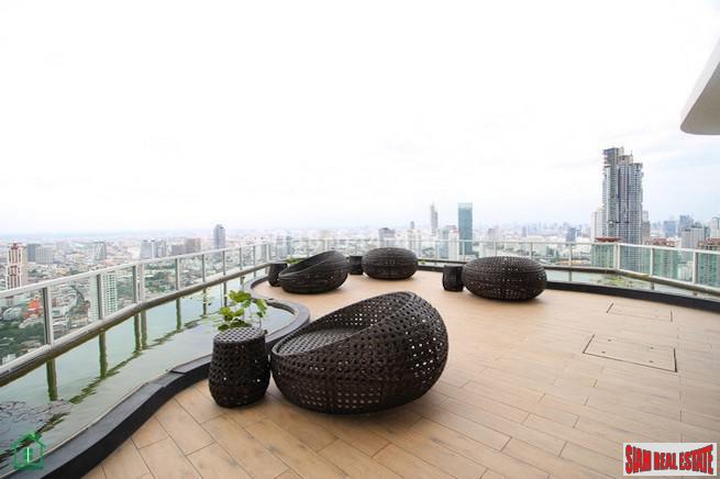 Menam Residence | Fantastic River & City Views from this 48th Floor Three Bedroom Condo for Sale-19
