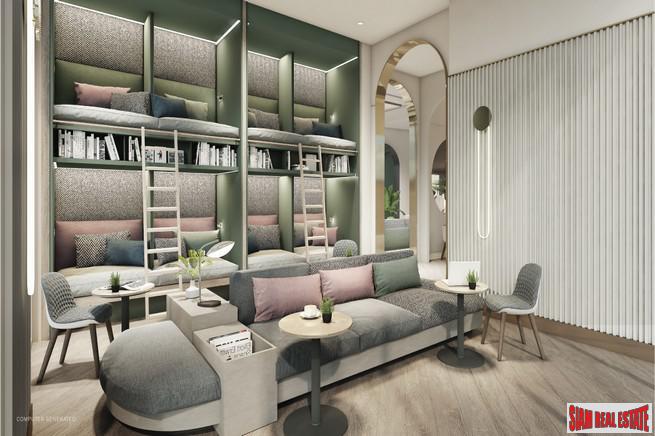 New Modern Low-Rise under Construction at Soi Thong Lor, Close to Phetchaburi Road by Leading Thai Developers - 2 Bed Units-2