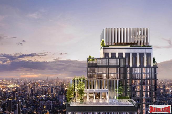 New Ultra Luxury High-Rise on Sukhumvit Road close to BTS Ekkamai - 2 Bed Units-0
