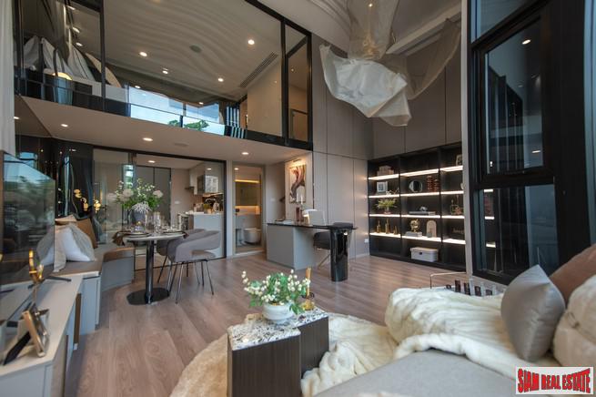 New High-Rise of Loft Duplex Smart Home Condos by BTS Phra Khanong at Rama 4 Road with City and Chao Phraya River Views - 1 Bed Plus Units - Last Few Units Back to Market!-23