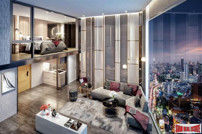 Hot New Luxury High-Rise Condo at the New Central Business District next to MRT Huai Khwang - 1 Bed Plus Units - Free Full Furniture and Discount!-11