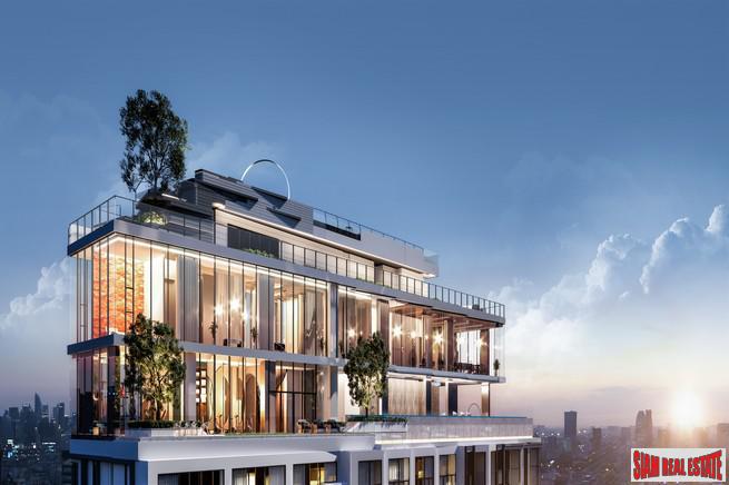 Pre-Sale of Hot New Luxury High-Rise Condo of Loft Units at the New Central Business District next to MRT Huai Khwang - 2 Bed Loft Units - Free Full Furniture and Discount!-3