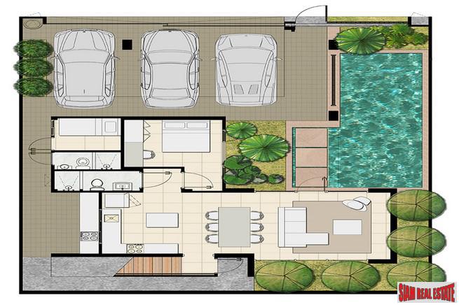 Boutique Estate of only 8 Luxury Homes with Private Pool at Phahon Yothin, near BTS, Chatuchak Area-13
