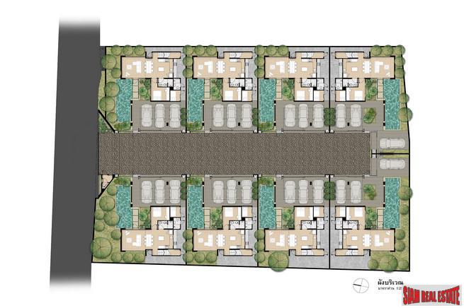 Boutique Estate of only 8 Luxury Homes with Private Pool at Phahon Yothin, near BTS, Chatuchak Area-16