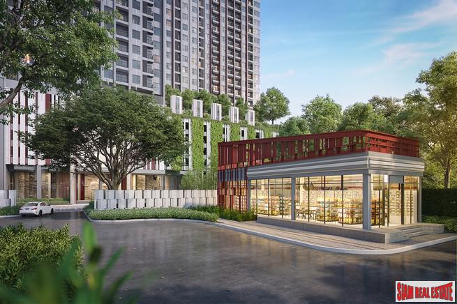 Nearing Completion is this High-Rise Condo with Huge Facilities and Unique Designs only 300 metres to MRT Phra Ram 9, Rama 9 Road - 1 Bed Units-11