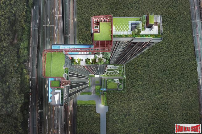 Nearing Completion is this High-Rise Condo with Huge Facilities and Unique Designs only 300 metres to MRT Phra Ram 9, Rama 9 Road - 1 Bed Units-17