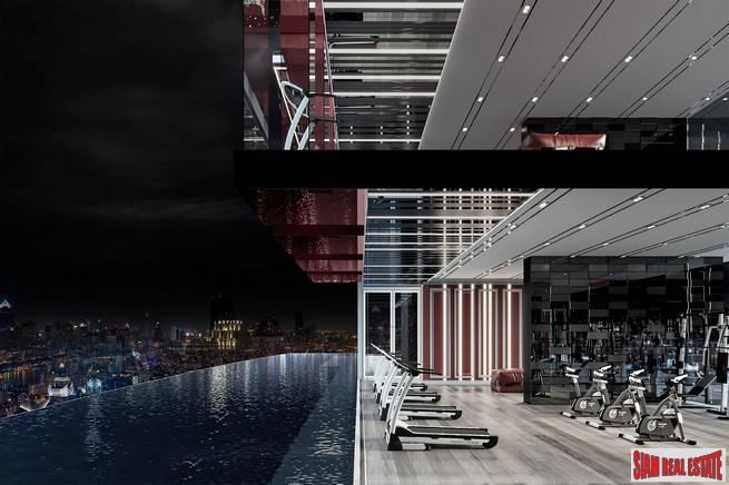 Nearing Completion is this High-Rise Condo with Huge Facilities and Unique Designs only 300 metres to MRT Phra Ram 9, Rama 9 Road - Studio Units-3