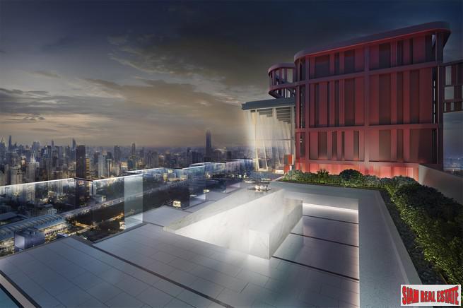 Nearing Completion is this High-Rise Condo with Huge Facilities and Unique Designs only 300 metres to MRT Phra Ram 9, Rama 9 Road - 2 Bed Units-6