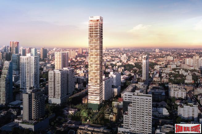 New Luxury High-Rise Smart Condo with Amazing Facilities at Thong Lor Road, Sukhumvit 55 - 2 Bed Units-0