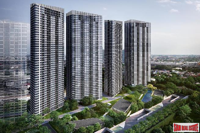 New Off-Plan Mega Project of Condos in Green Surroundings with River and City Views at Sukhumvit 64, Punnawithi - 3 Bed 88 Sqm-2