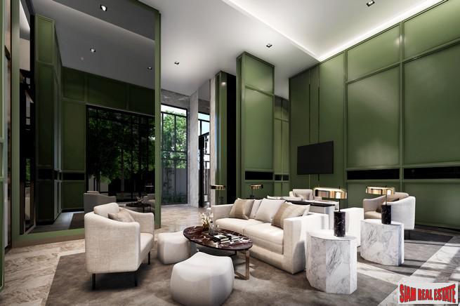 New Luxury Neo Classic Designed High-Rise at Charoennakorn close to Icon Siam, BTS Gold Line and the Riverside - 1 Bed Units - BitCoin Accepted as Payment!-13