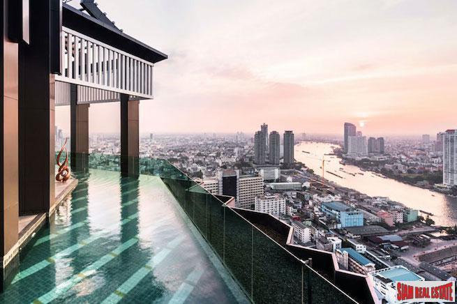 Rhythm Sathorn | Furnished Two Bedroom Condo with Beautiful City Views for Sale in Sathorn