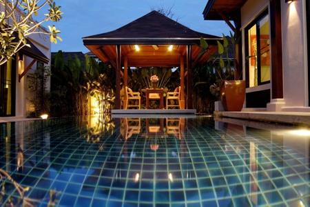 Two Villa | Brand New 2 Bedroom Pool Villa with External Jacuzzi for Long Term Rent at Layan-1