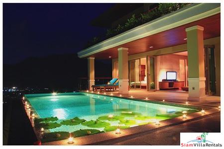 Opulent Three Bedroom Pool Villa in Kamala for Rent with Sea View