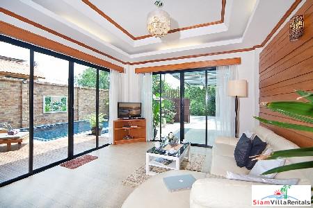 Private Pool Villa with Waterfall for Rent Near Bang Tao Beach